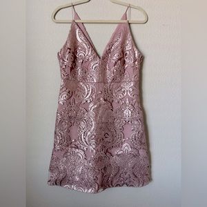 Altar’d State Lace and Sequin dress